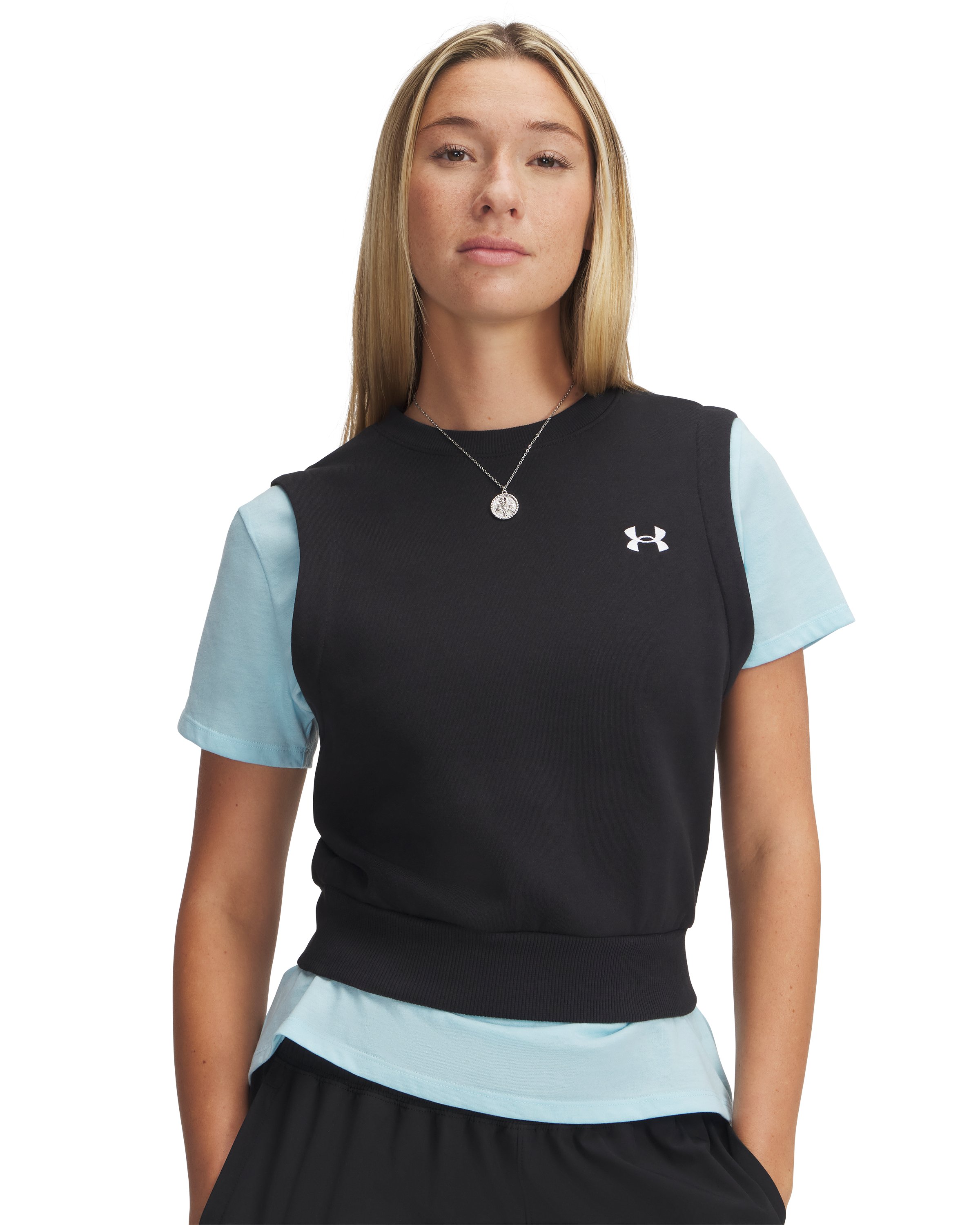 UA Rival Fleece Women's Sleeveless 3