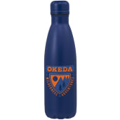 Copper Vacuum Insulated Bottle 17oz, custom water bottle with logo imprint 223