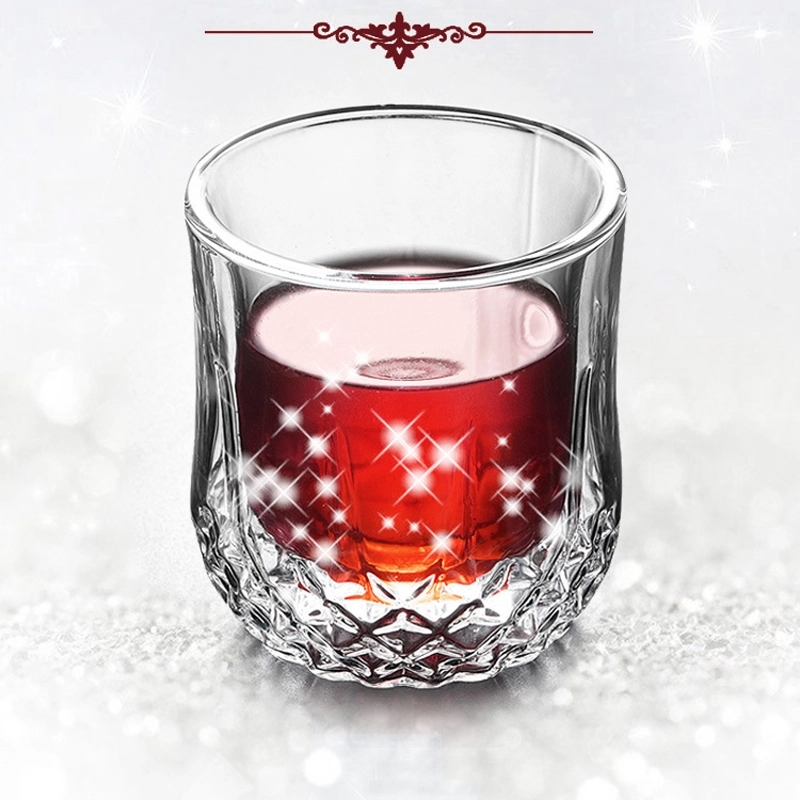 Custom 8.5 oz Double Wall Whiskey Glasses 5