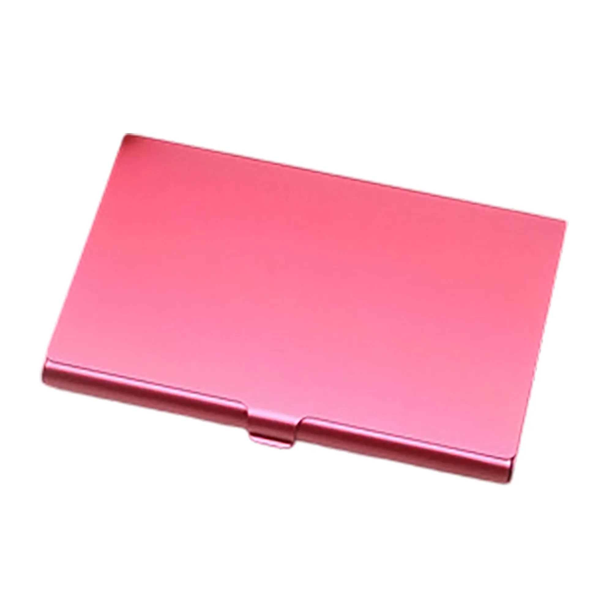 Slim Aluminum Business Card Holder Compact 12