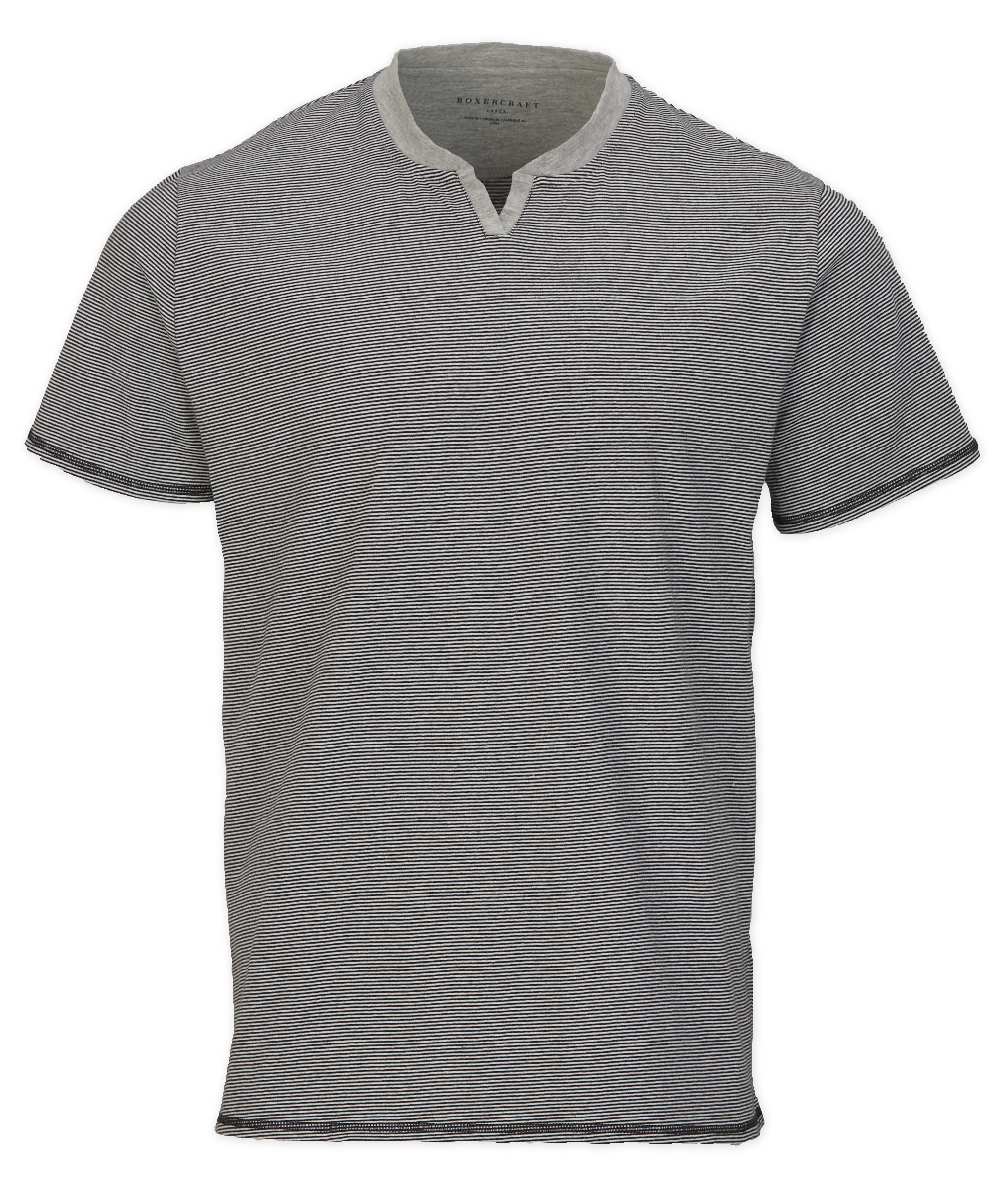 BOXERCRAFT STRIPED V-NOTCH TEE 5