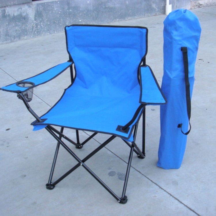 600D Oxford Fabric Beach Chair Deckchair with Handrail 2