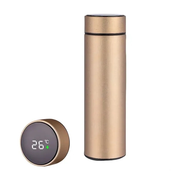 Digital Temperature Display Stainless Steel Water Bottle, custom water bottle with logo imprint 3