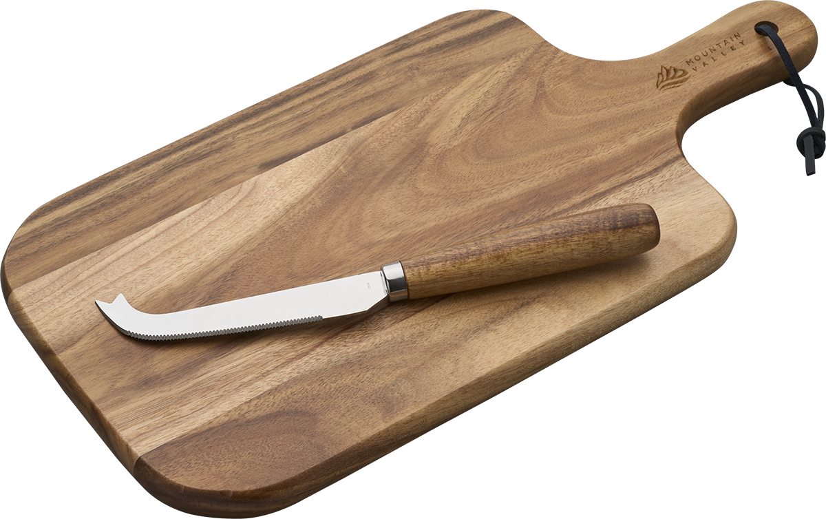 Niagara Cutlery™ Acacia Cheese Board Set 18