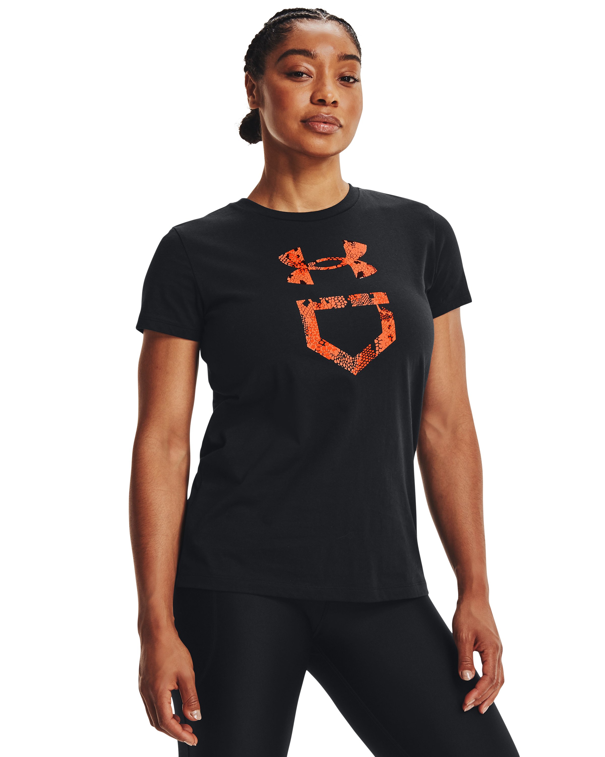 Women's UA Softball Graphic Branded Short Sleeve  2