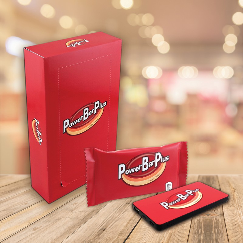 Power Bar Plus - 5000mAh Power Bank with Branded Wrapper in 10 Pack Packaging 4