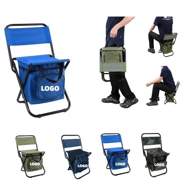 Portable Fishing Chair With Cooler Bag 2
