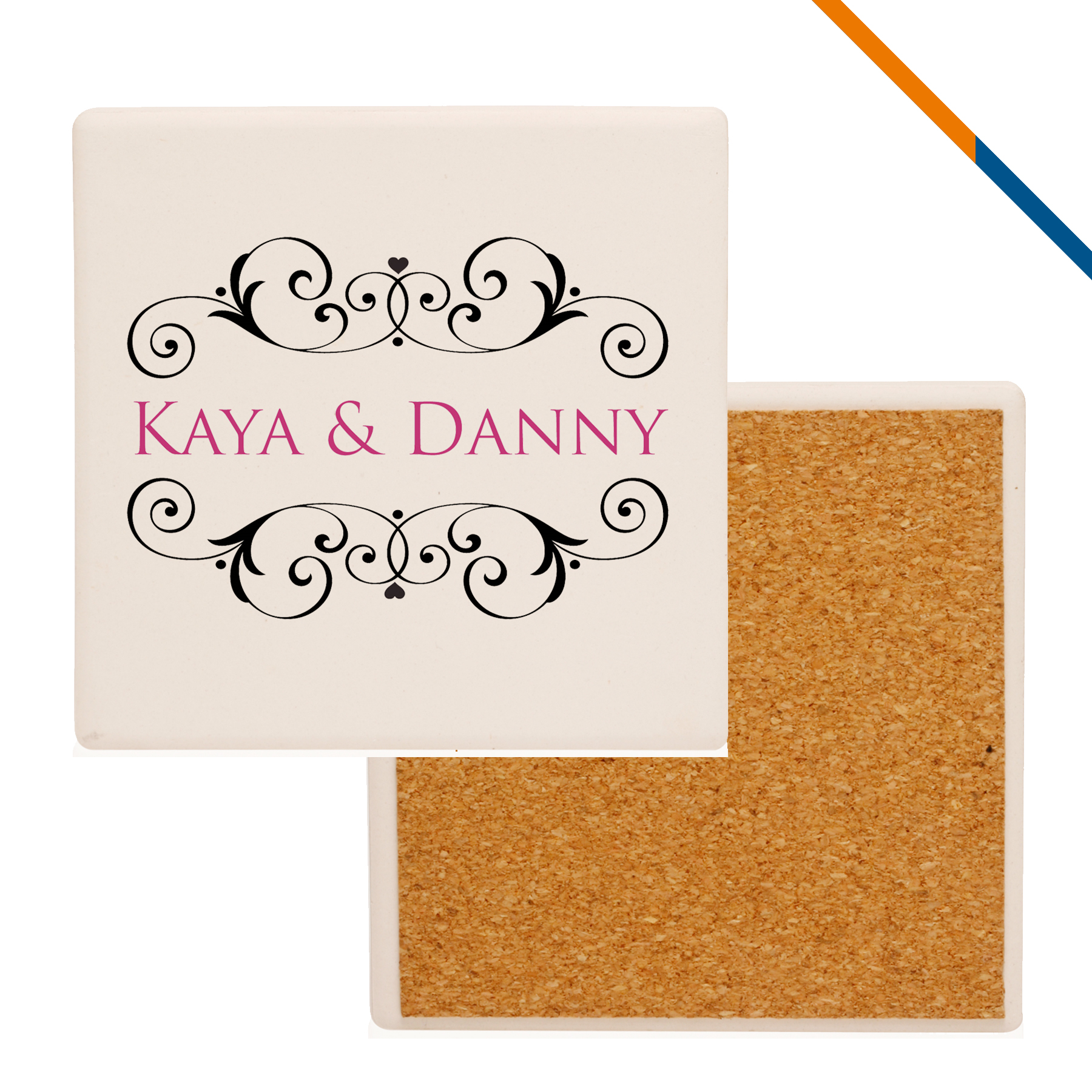 Mostkin Square Ceramic Coaster 2