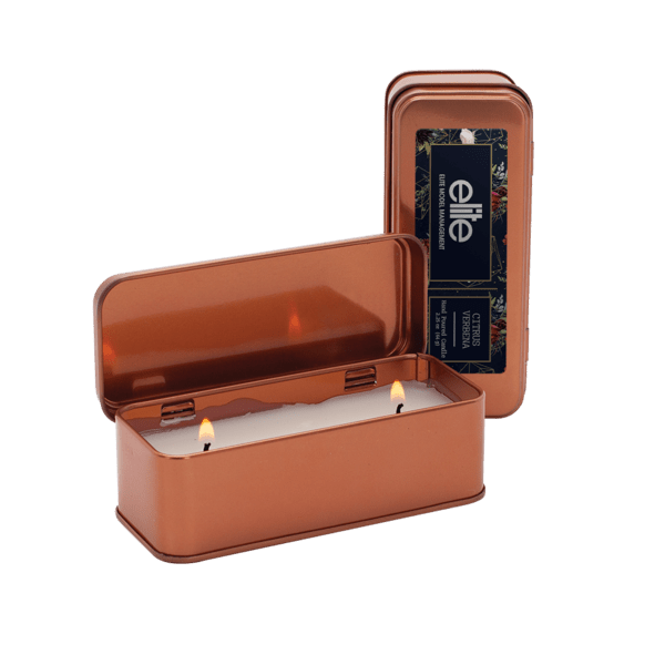 2.25 oz. Scented Copper Rectangular Candle 11