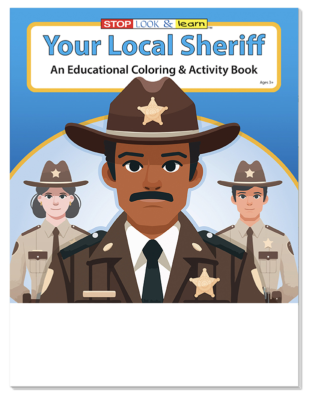 COLORING SET - Your Local Sheriff Coloring Book Fun Pack 3