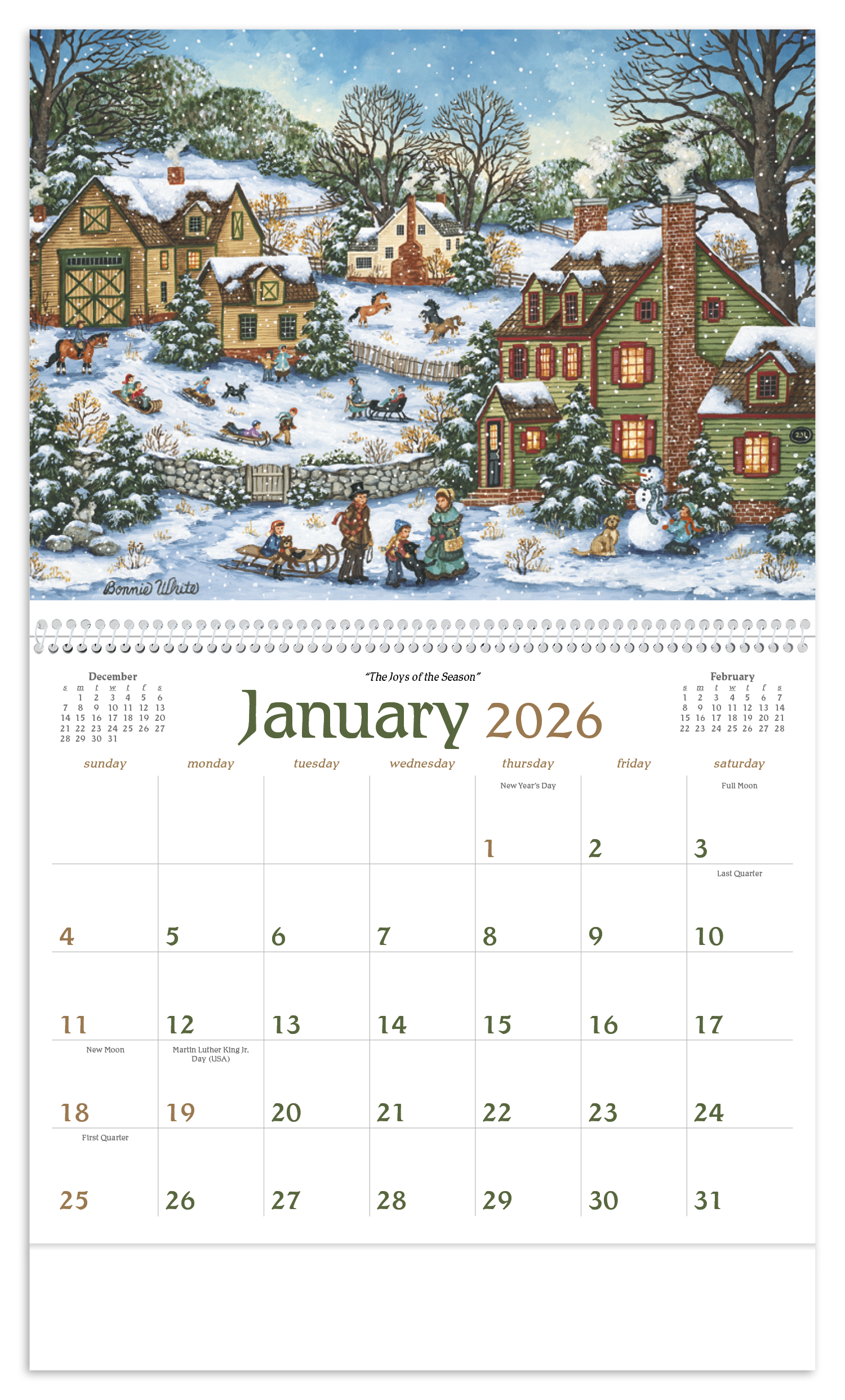 Triumph® Calendars Folk Art Calendar 10