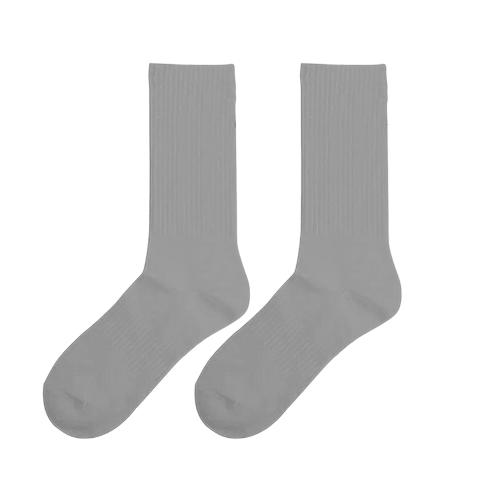 Cotton Mid Tube Sock With Moisture Wicking Breathable Design 7.87" X 3.35" 3