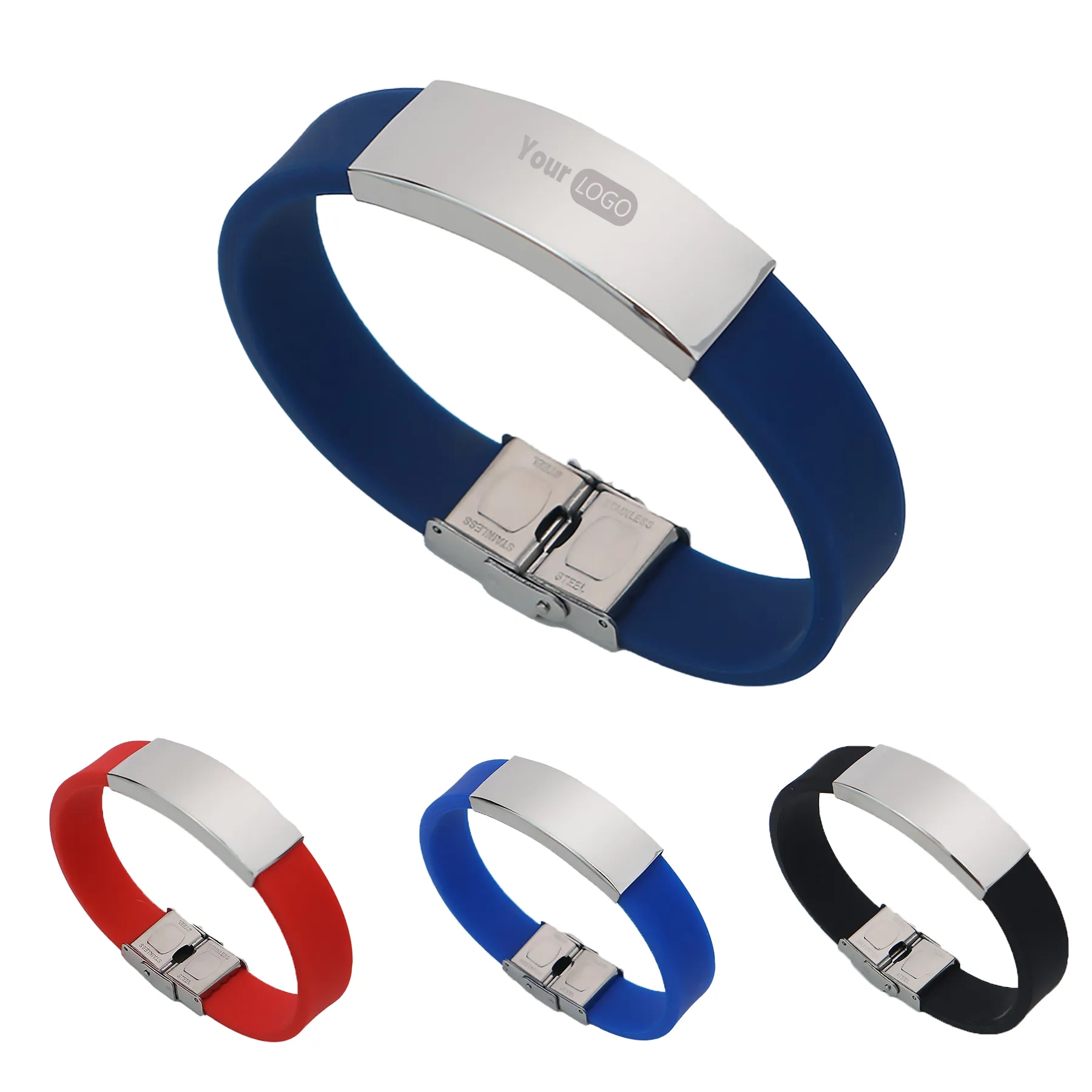 Stainless Steel Personalized Engraved Bracelet 5