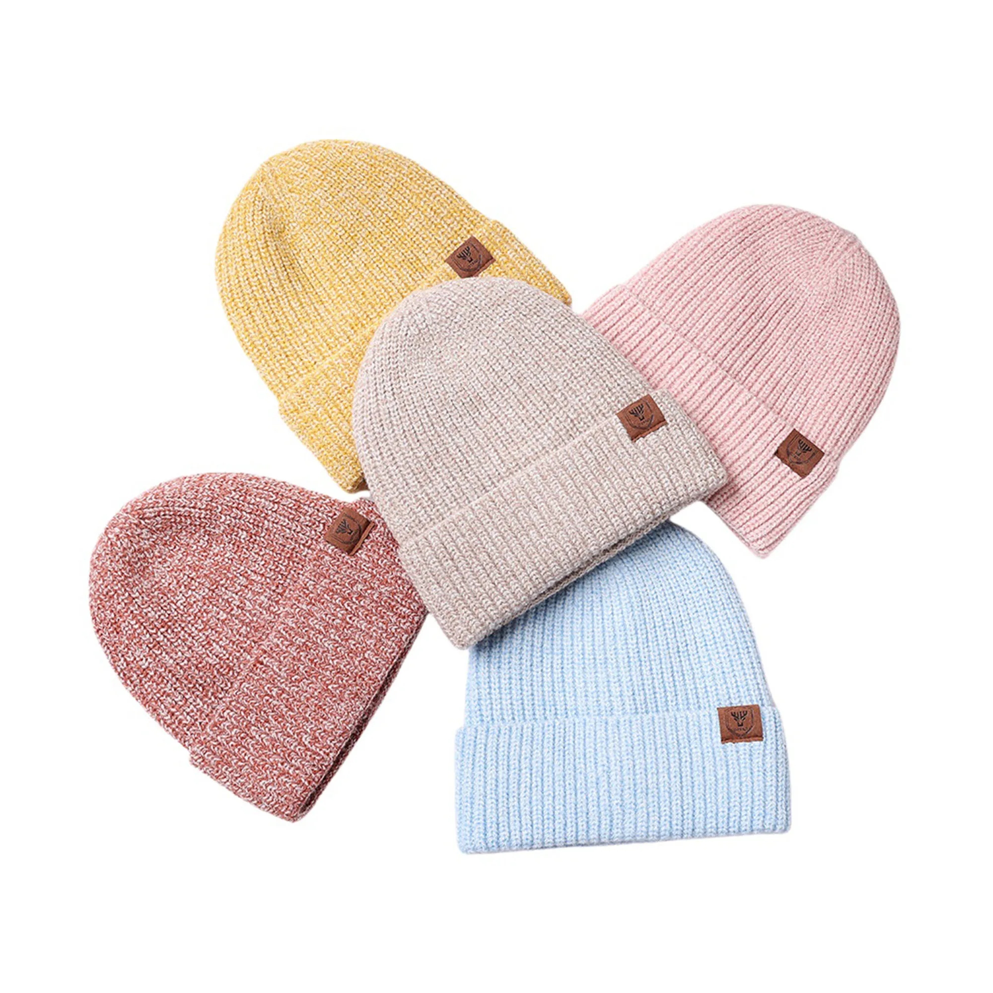 Winter Thick Knit Beanie Hats 7