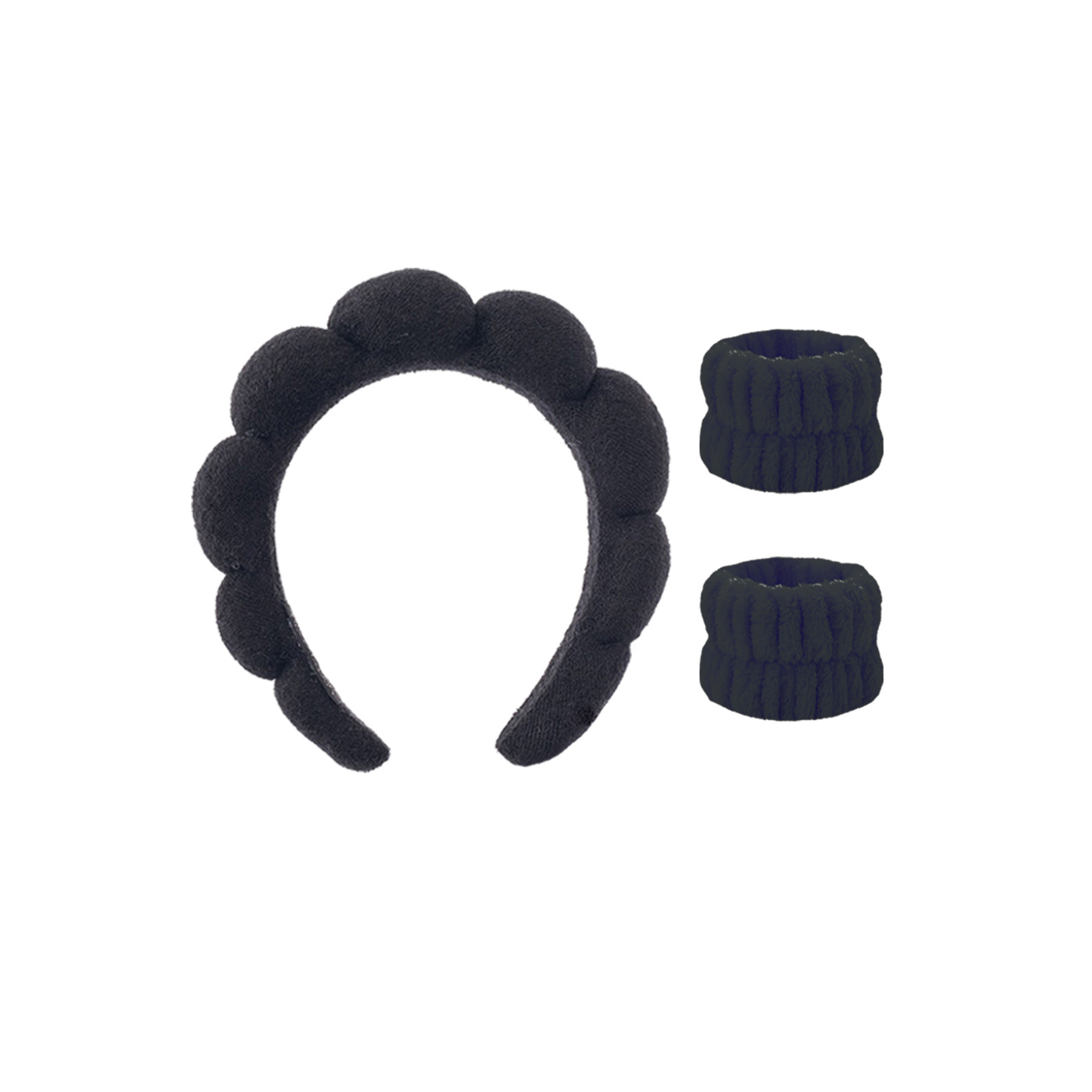 Spa Headband Wristband Set Three Piece 4