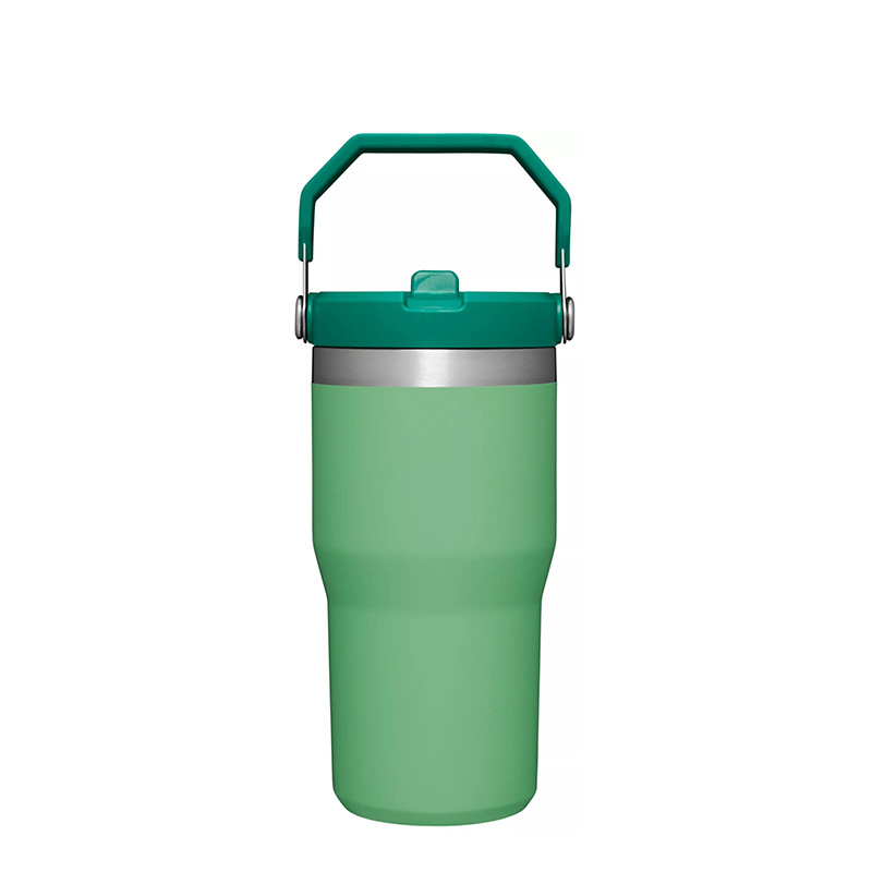 20 Oz Vacuum Flip Straw Tumbler (Silk-screen / Laser Engraved) 9