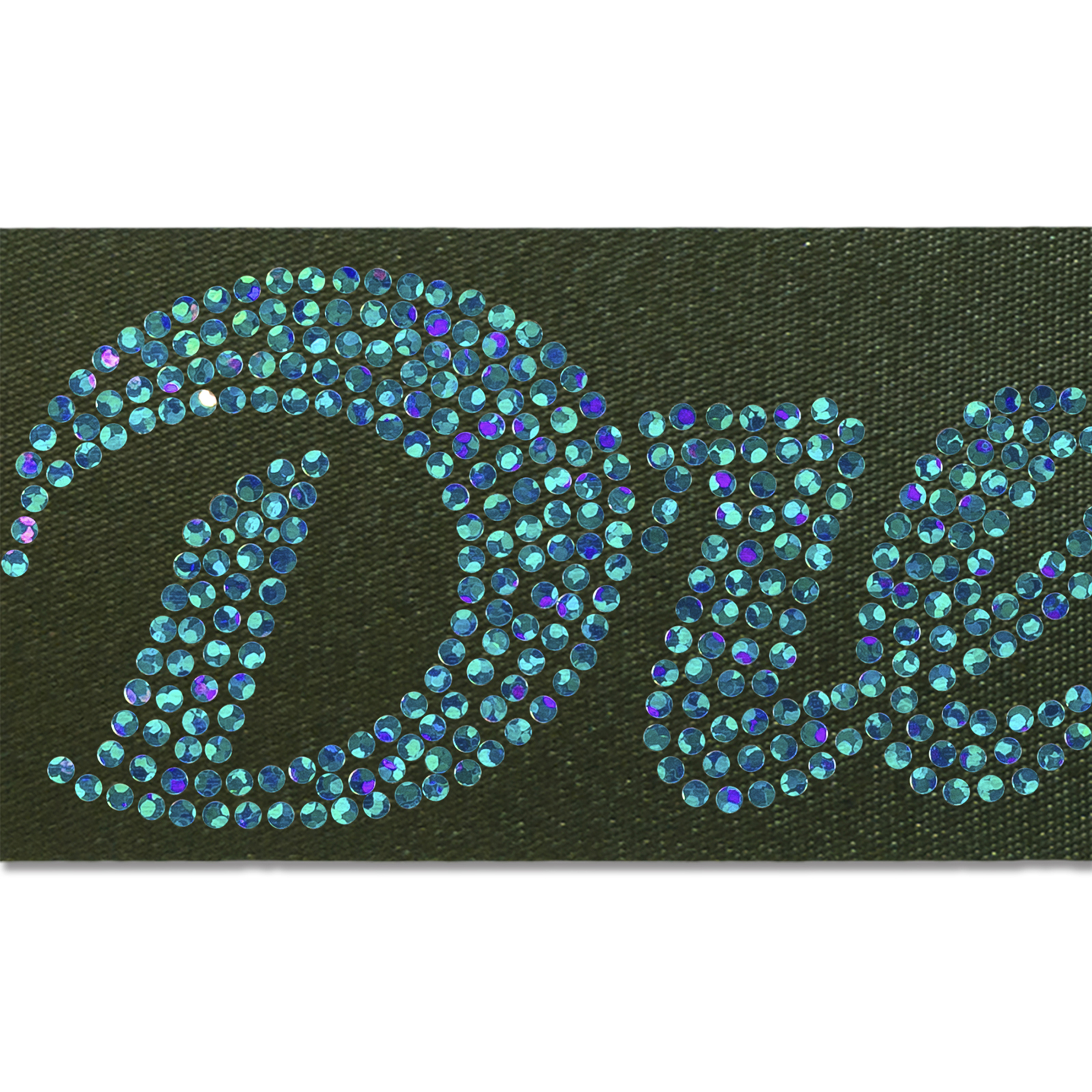 2" Badge Satin Ribbon - 25 YD Roll- Sparkle 31