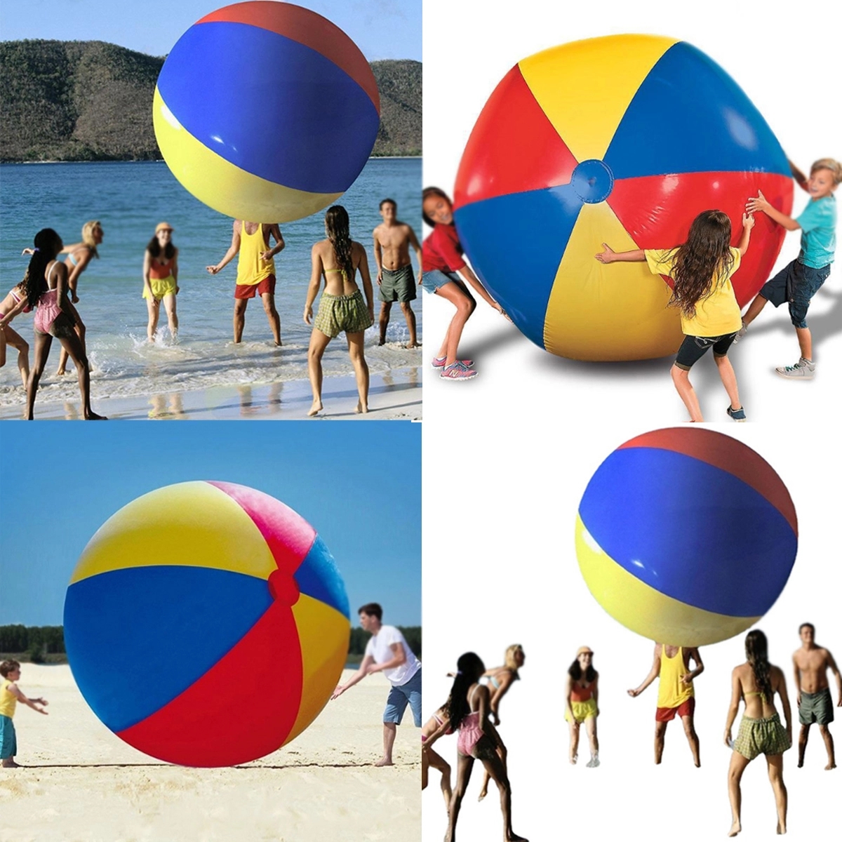 Custom High Quality Giant Colorful Beach Ball 5