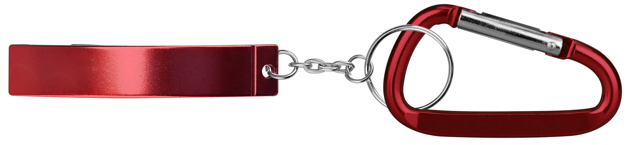Jumbo size plain Bottle Opener Key Chain & Carabineer 8