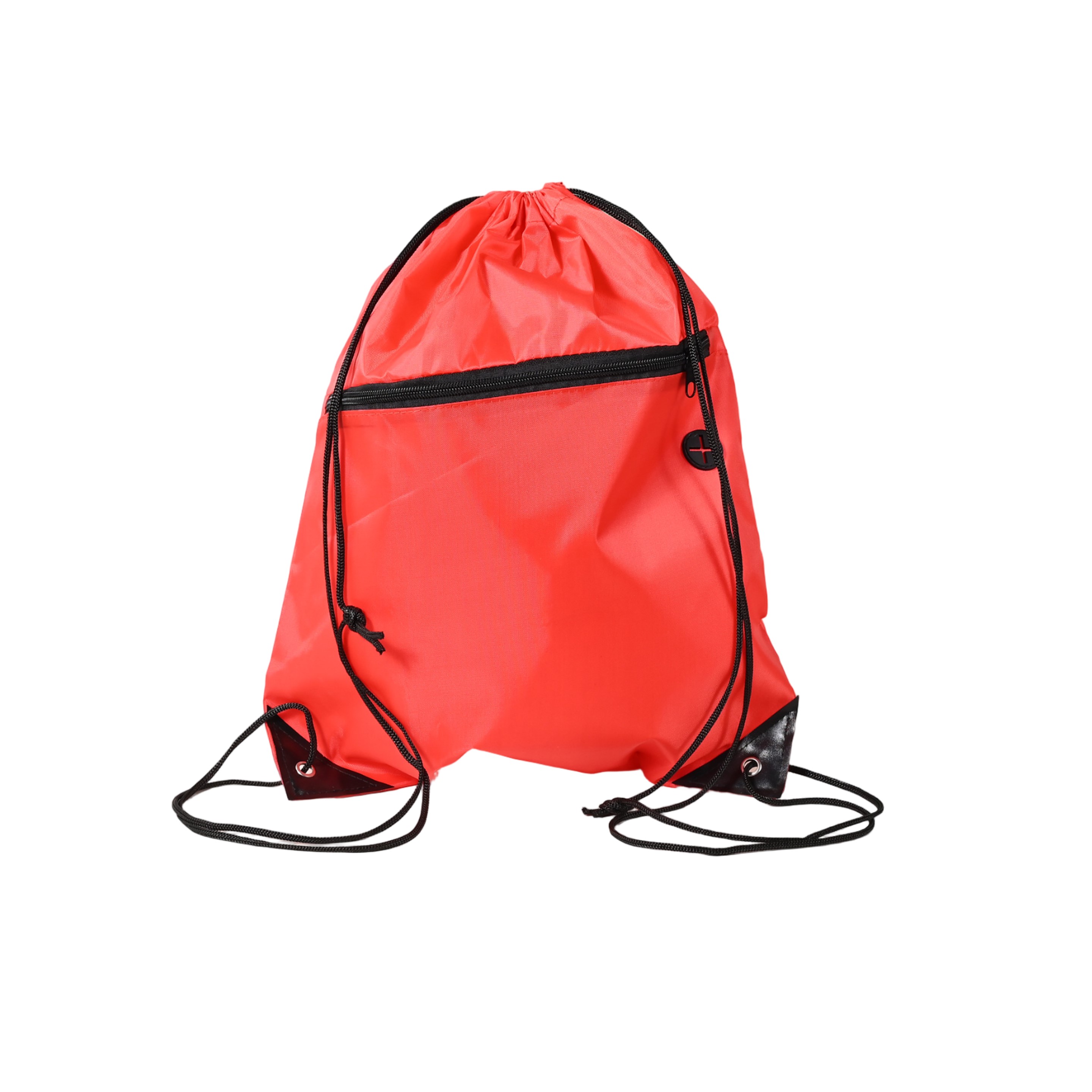 Drawstring Backpack with Front Zipper 5