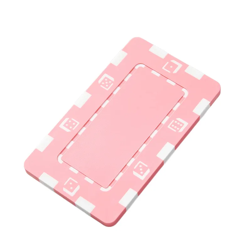 Rectangular Poker Chip 1.77x2.95 Inch Durable ABS Design 15