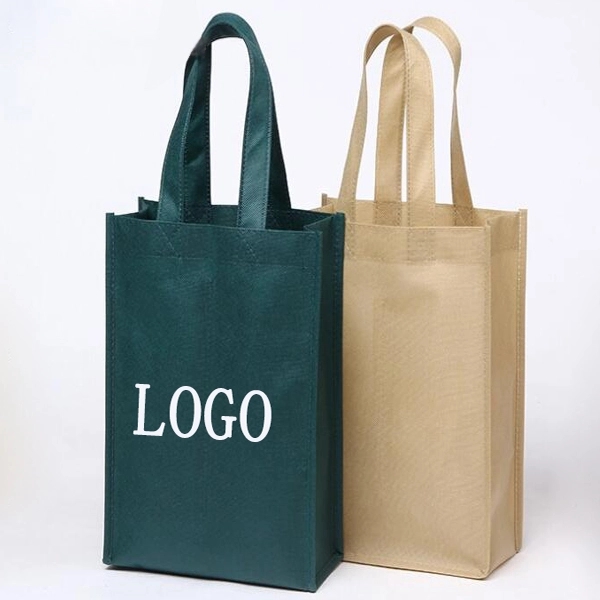 Non-Woven Double Bottle Wine Totes 4
