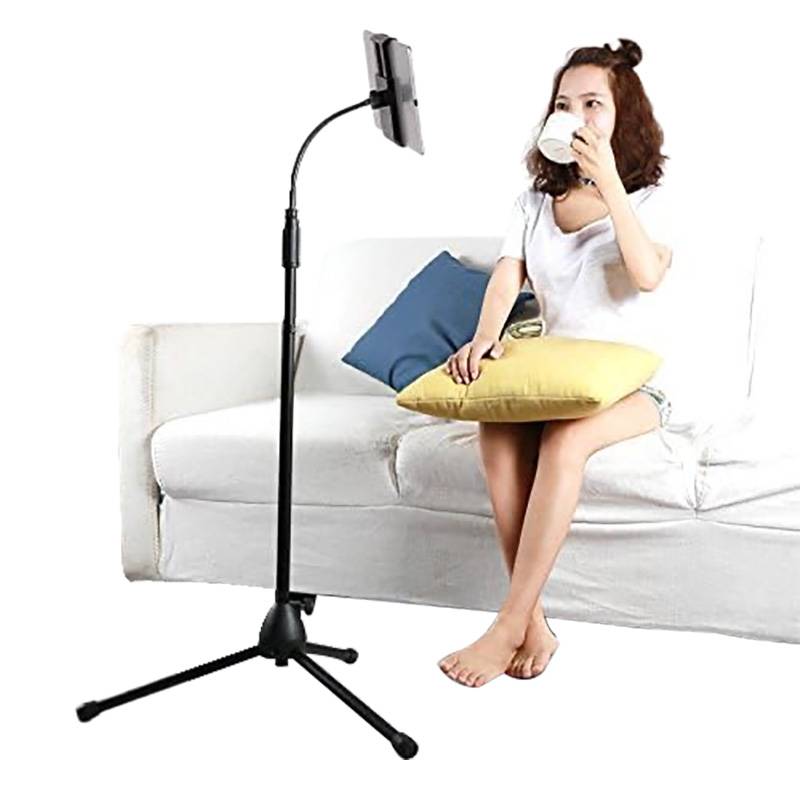 Retractable Adjustable Phone Floor Tripod Stand 5