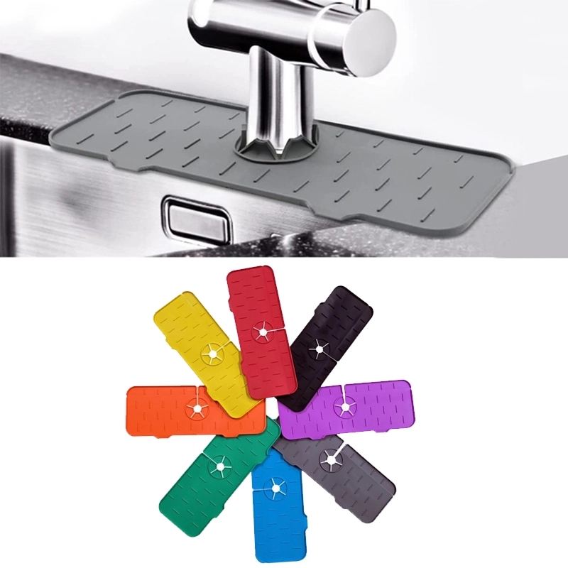 Silicone Kitchen Bathroom Sink Drain Mat 2
