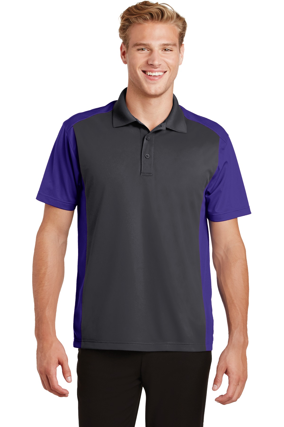 Sport-Tek Colorblock Micropique Sport-Wick Polo. ST652 26