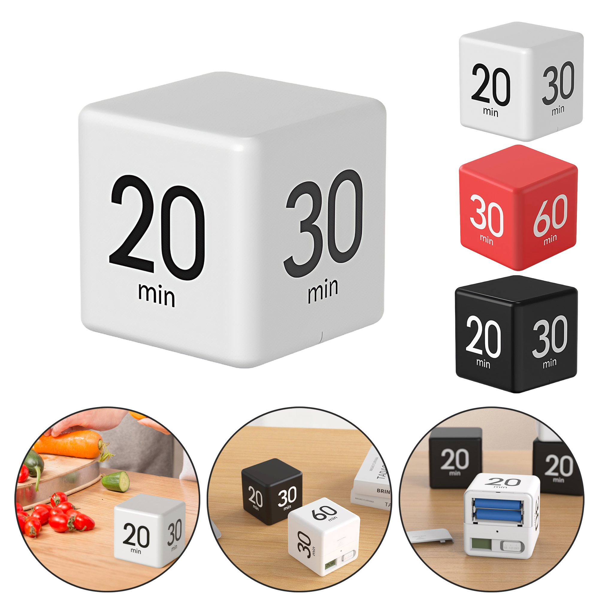 Mini Cube Timer for Cooking 4