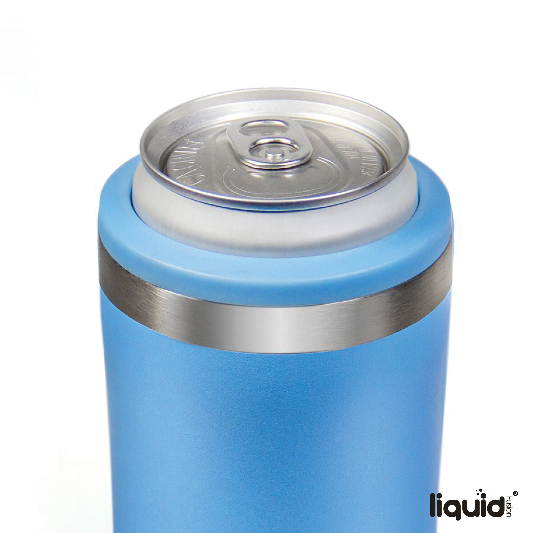 Liquid Fusion® 12 oz. Double Wall, Stainless Steel Skinny Can Cooler 10
