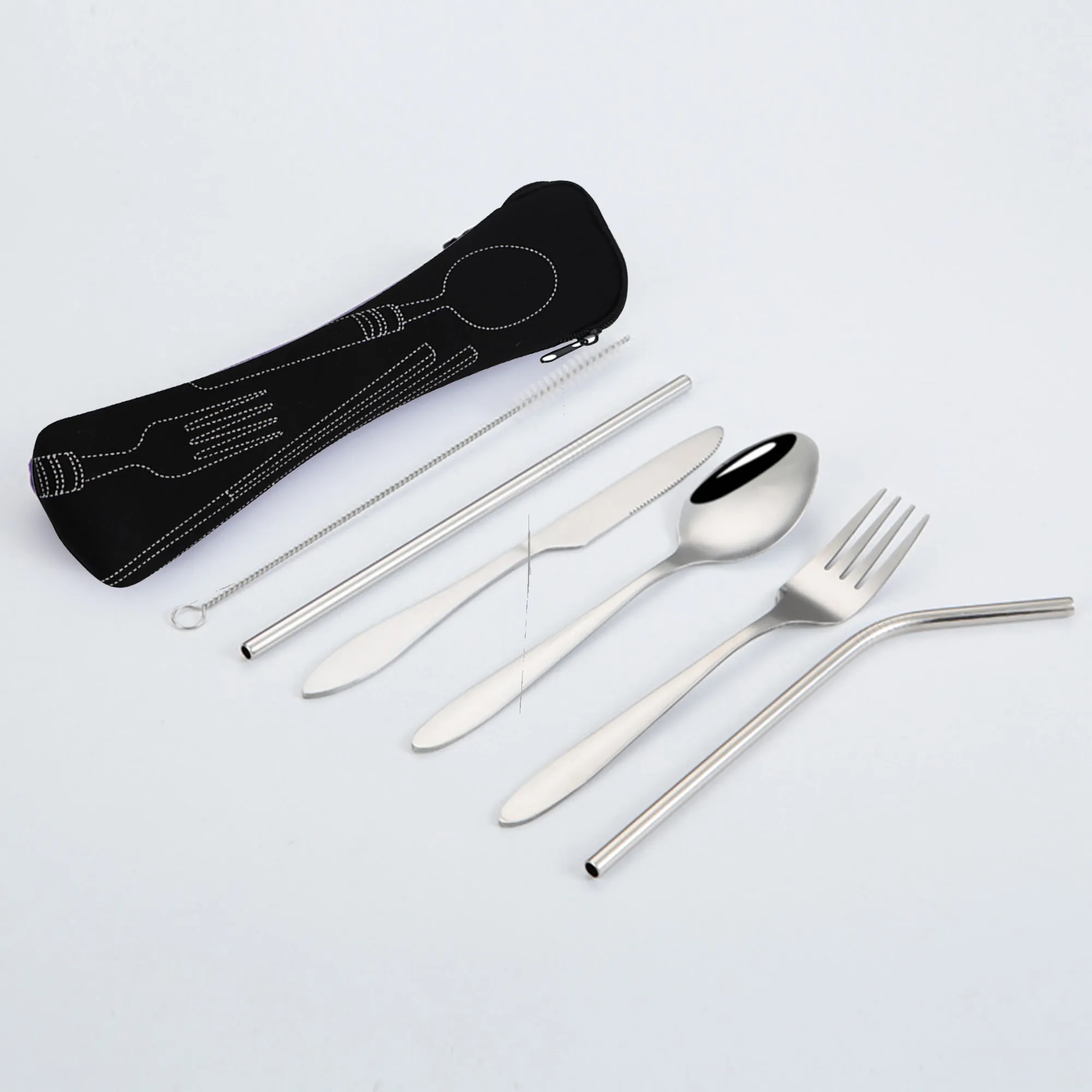 Stainless Steel Ttableware Seven-piece Set 2