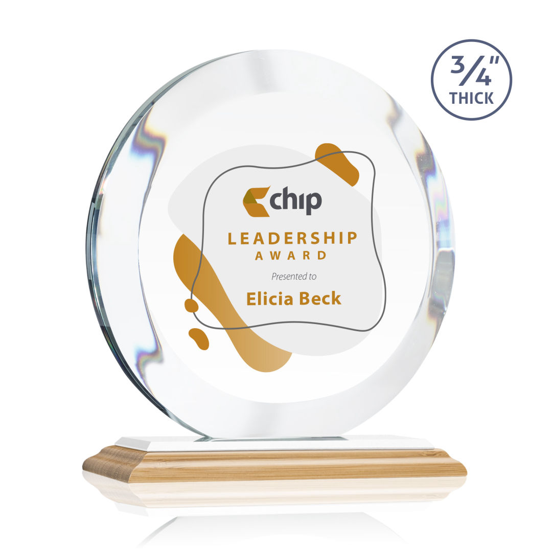 Gibralter VividPrint™ Award - Bamboo/White 11