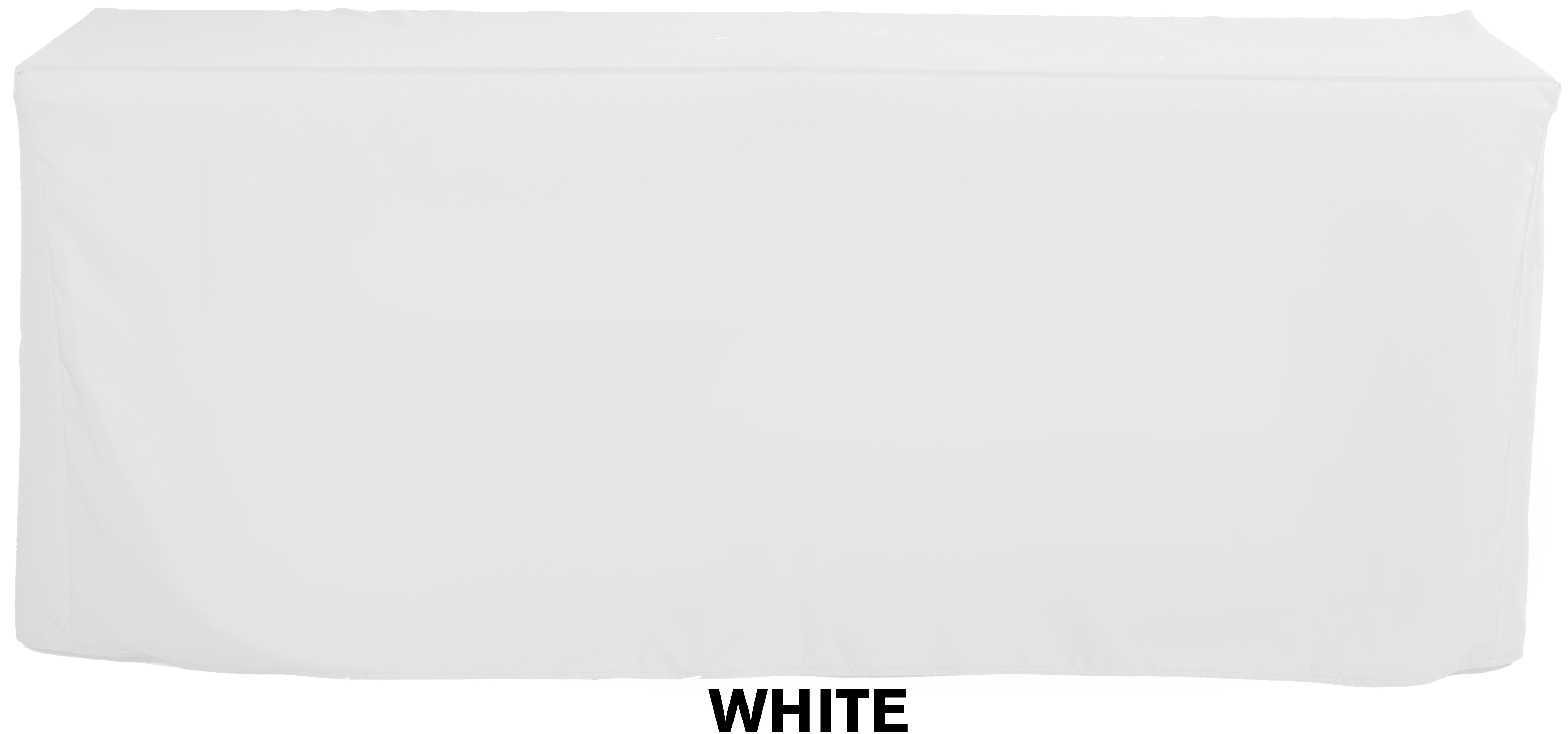 6' Fitted, 4 Sided Dye Sublimation Front Panel Imprint Table Cover 3