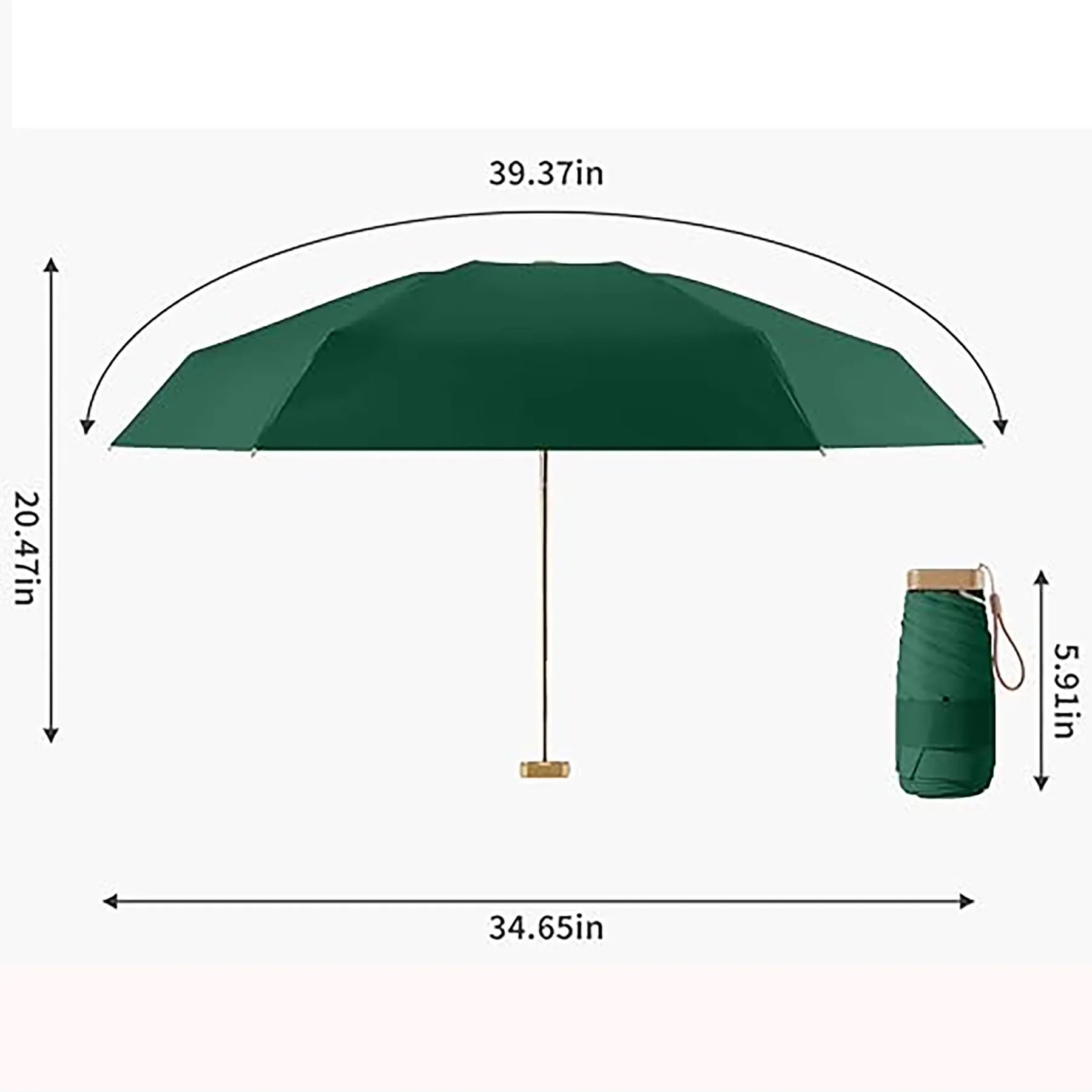 Sun And Rainproof Travel Umbrella 2