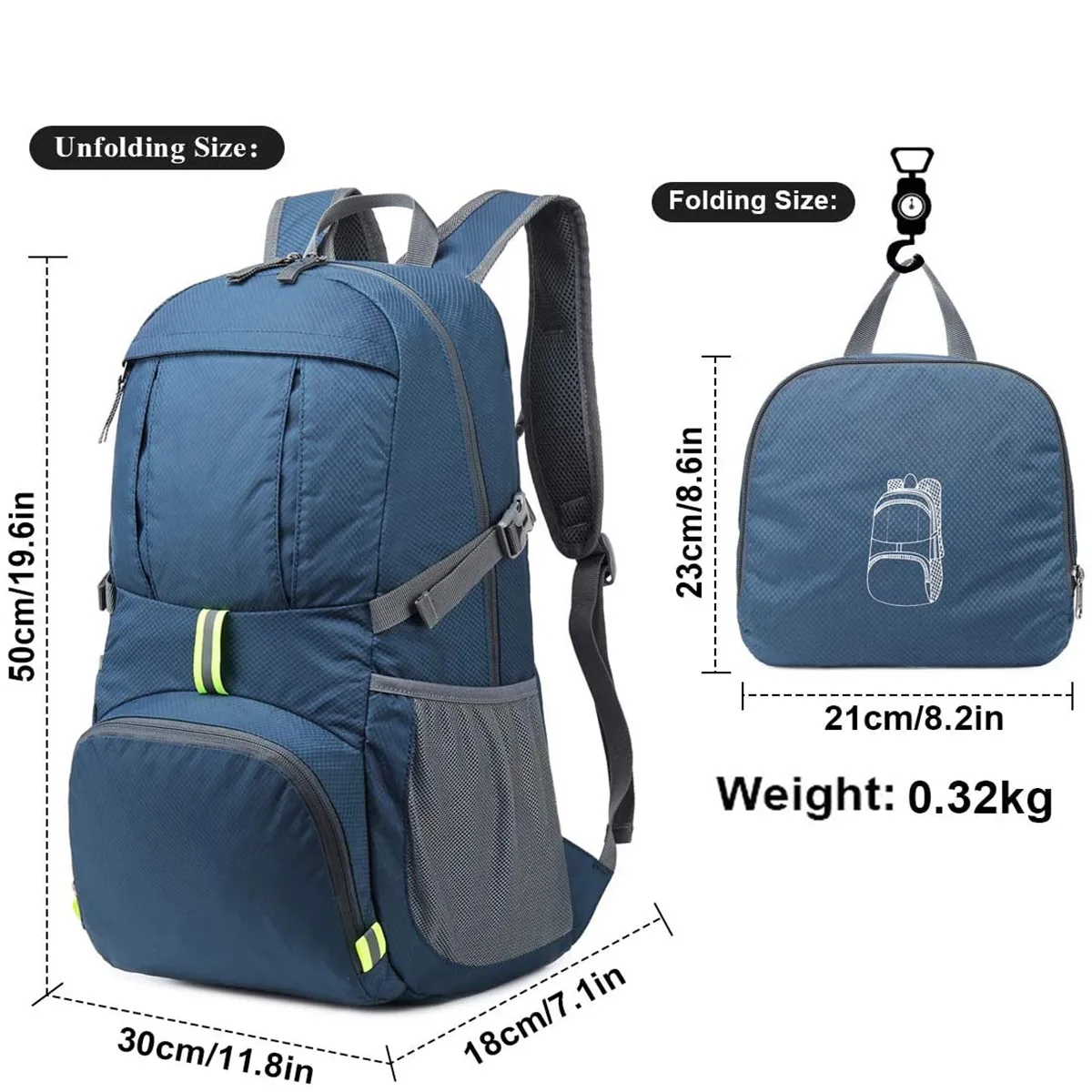 35L Ultralight Packable Foldable Travel Backpack Daypack 4