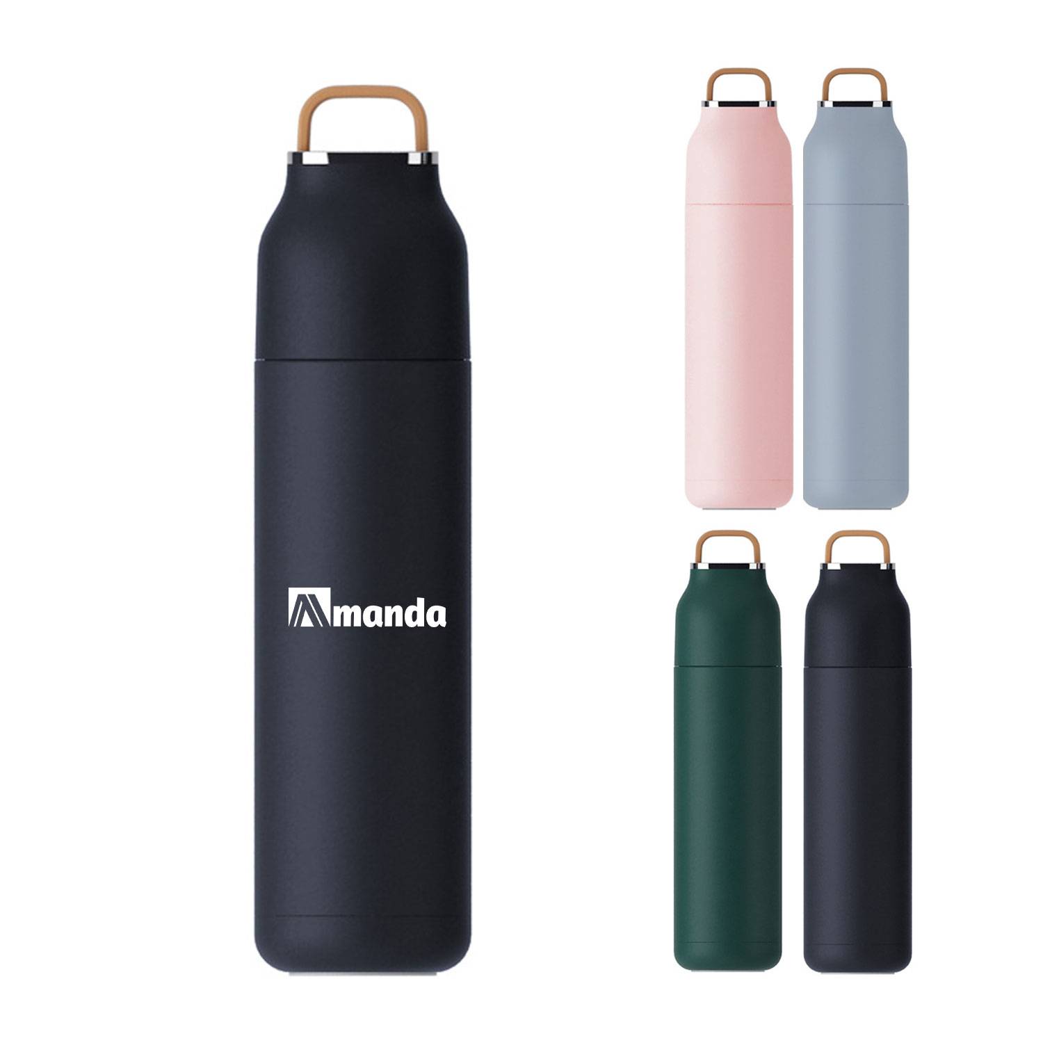 17oz Stainless Steel Water Bottle 1