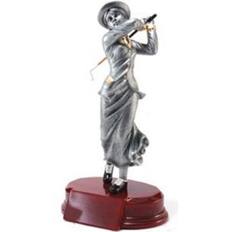 6-3/4" Vintage Golf-Female Resin Figure 1