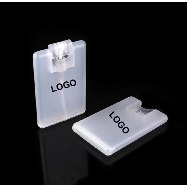 20ml Plastic Credit Card Shape Pocket Size Flat Spray Bottle 1