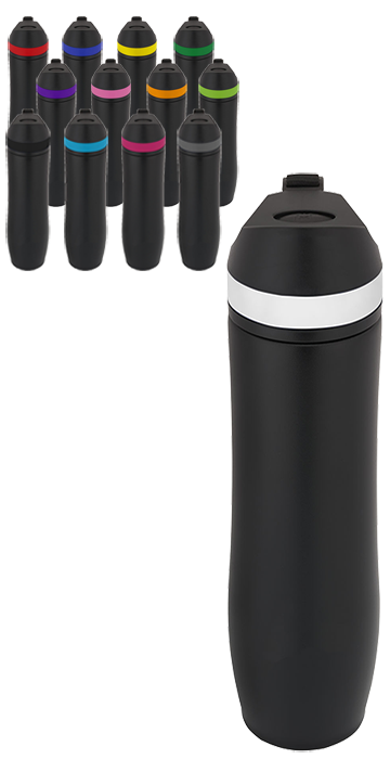 20 oz Persona® Wave Trail Vacuum Water Bottle, custom water bottle with logo imprint 17