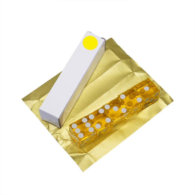 Acrylic Right Angle Roll Dice 5