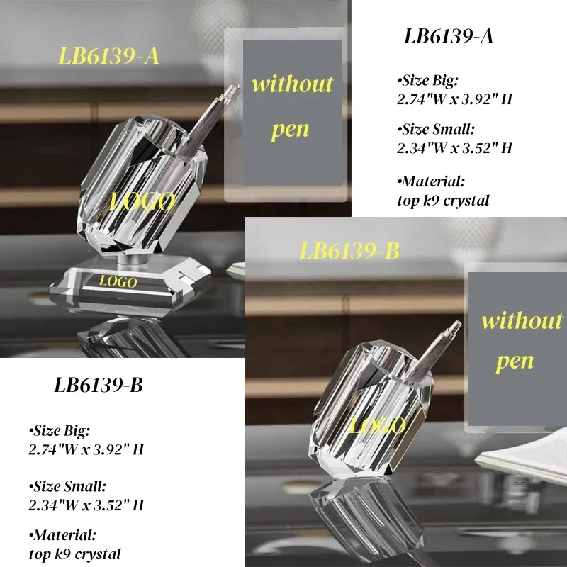 Rotating Crystal Pen Holder Wholesale 2