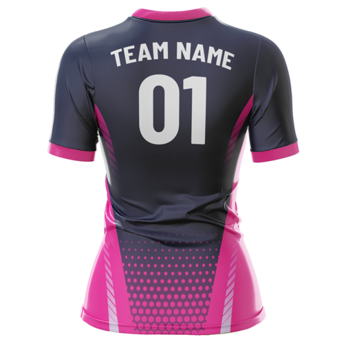 Women's Premium Full Sublimation Volleyball Cap Sleeve Jersey - Birdseye Mesh 3