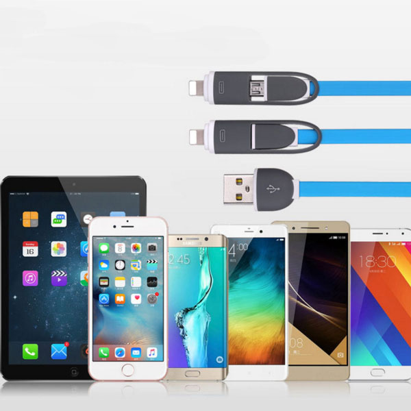 2in1 Micro USB and Lightning Cable 5