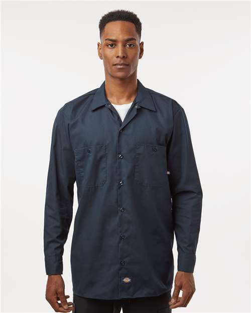 Men's Tall Industrial Long Sleeve Work Shirt - L535T 51