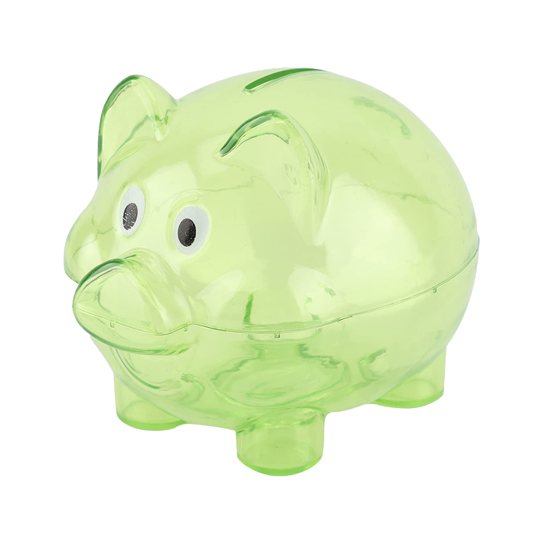 Clear Plastic Piggy Bank 11