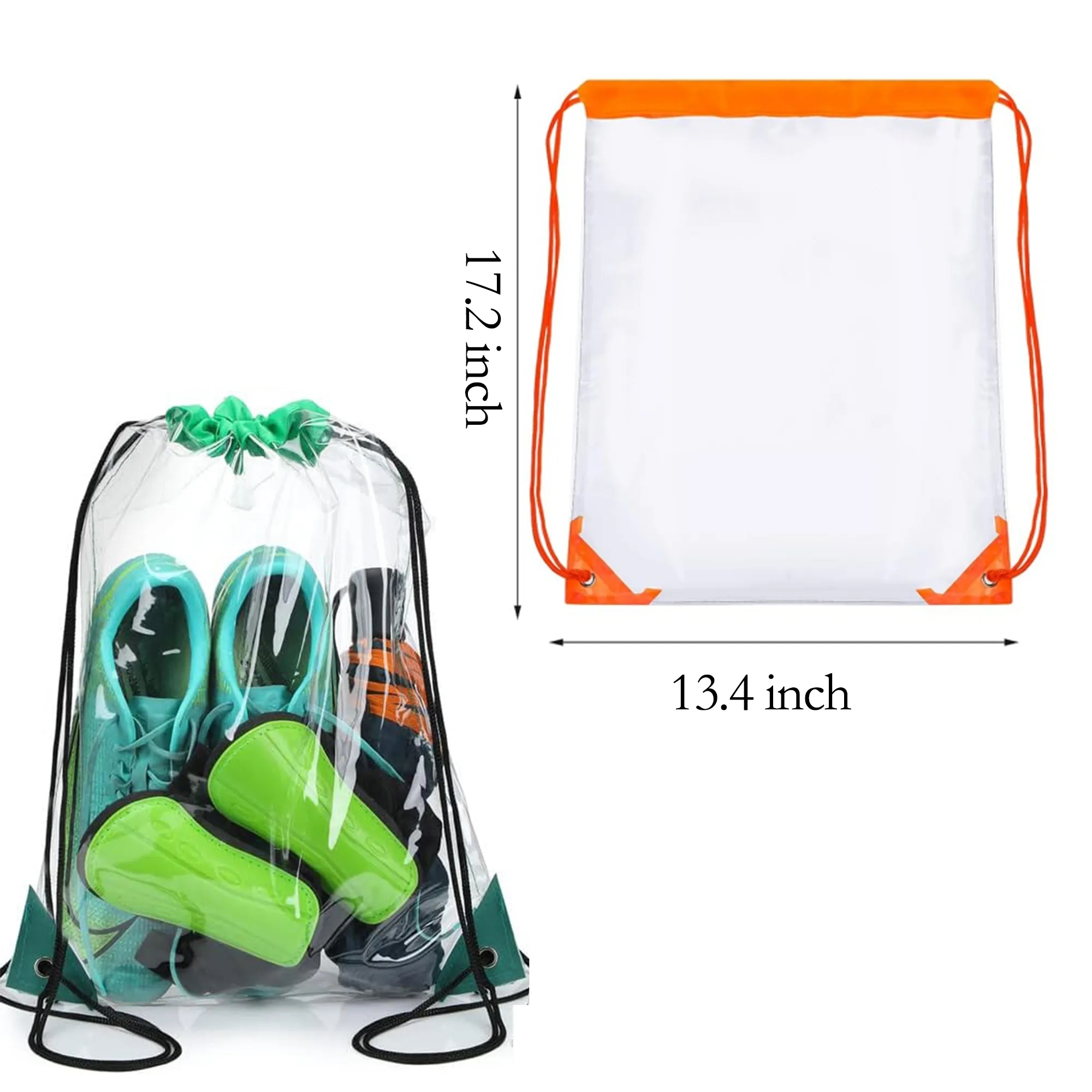 PVC Clear Drawstring Bag 3