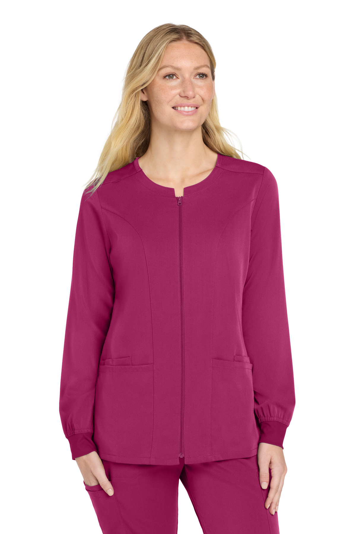 Wink® Women's Premiere Flex Full-Zip Scrub Jacket 11