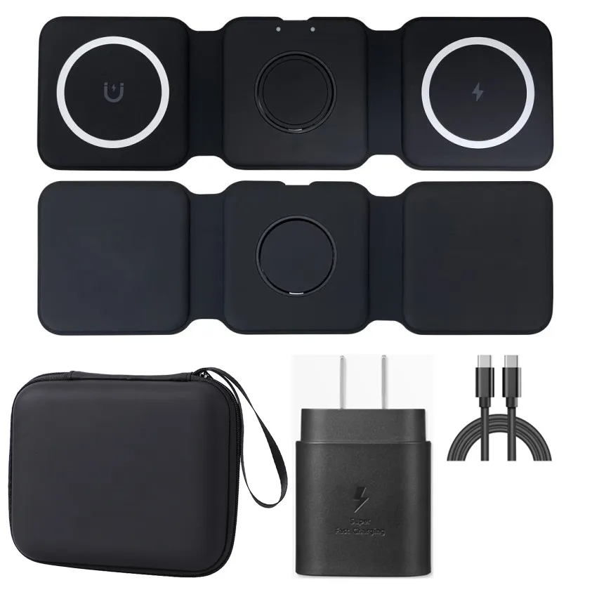 Portable & Powerful 15W Magnetic Wireless Charging Pad 3