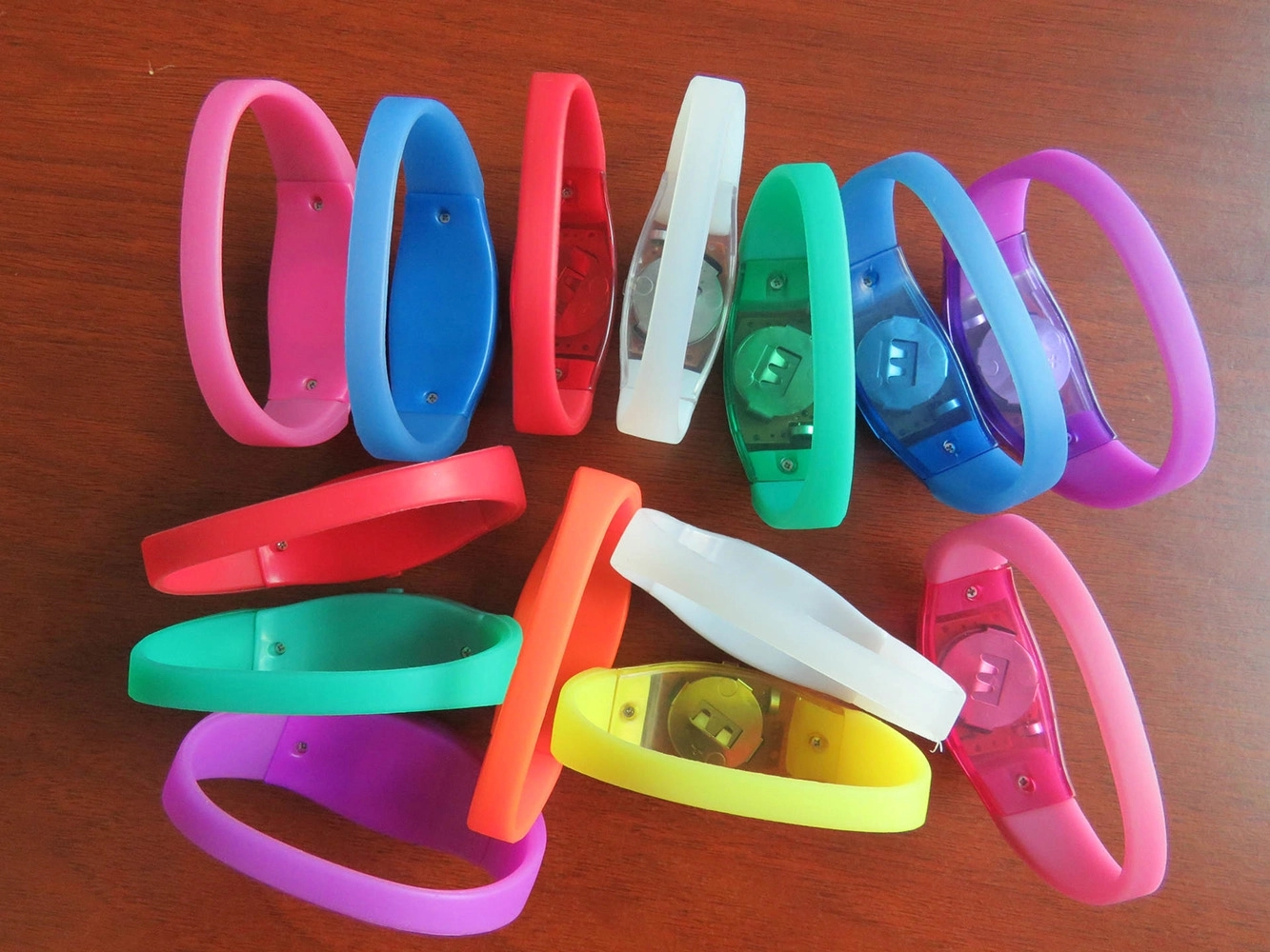 LED Light Up Wristband Flashing Bracelet 10